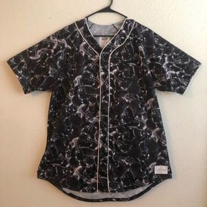 Star Wars Darth Vader Helmet Men’s Button Up- XL